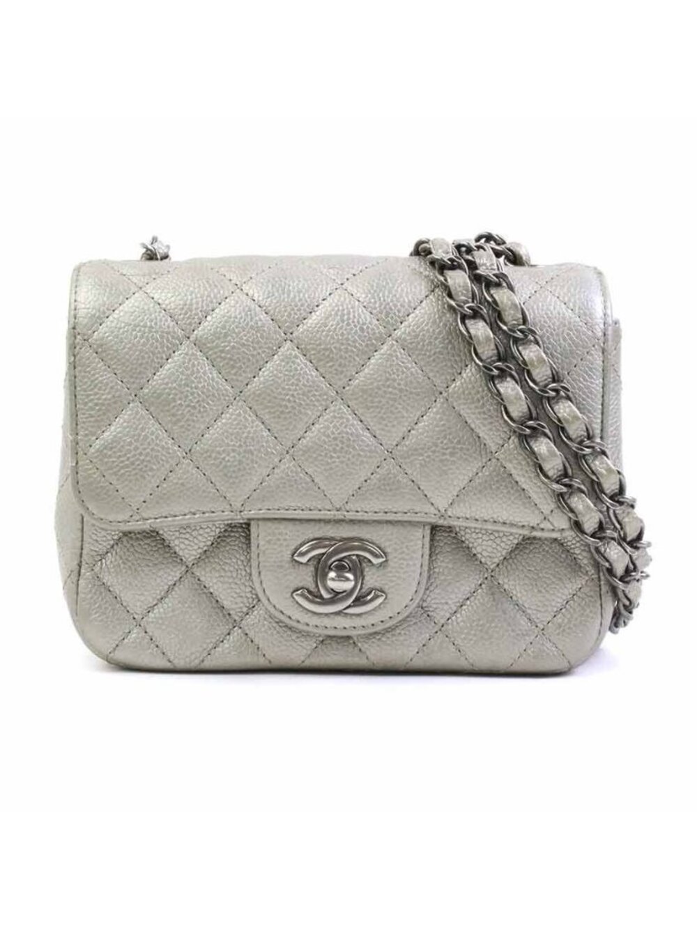 Chanel Shoulder Bag Gray